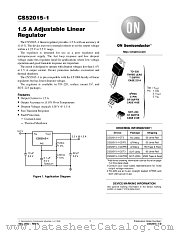 CS52015-1-D datasheet pdf ON Semiconductor