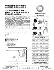 CS5203A-D datasheet pdf ON Semiconductor