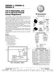 CS5204-1-D datasheet pdf ON Semiconductor