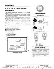 CS5204-2-D datasheet pdf ON Semiconductor