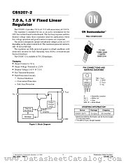 CS5207-2-D datasheet pdf ON Semiconductor