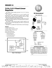 CS5207-3-D datasheet pdf ON Semiconductor