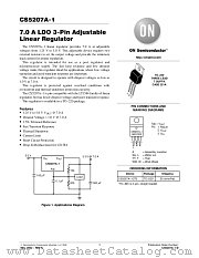 CS5207A-1-D datasheet pdf ON Semiconductor