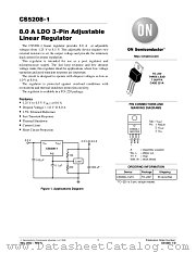 CS5208-1-D datasheet pdf ON Semiconductor