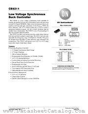 CS5211-D datasheet pdf ON Semiconductor