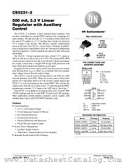 CS5231-3-D datasheet pdf ON Semiconductor