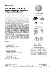 CS5233-3-D datasheet pdf ON Semiconductor