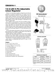 CS5257A-1-D datasheet pdf ON Semiconductor