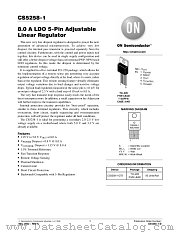 CS5258-1-D datasheet pdf ON Semiconductor