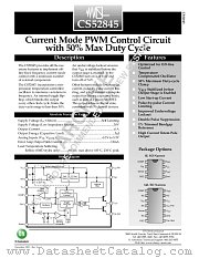 CS52845-D datasheet pdf ON Semiconductor