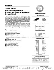 CS5301-D datasheet pdf ON Semiconductor