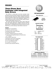 CS5303-D datasheet pdf ON Semiconductor