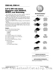 CS8140-D datasheet pdf ON Semiconductor