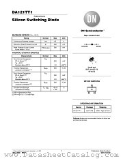 DA121TT1-D datasheet pdf ON Semiconductor