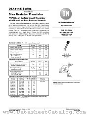 DTA114E-D datasheet pdf ON Semiconductor