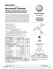 DTA144TT1-D datasheet pdf ON Semiconductor