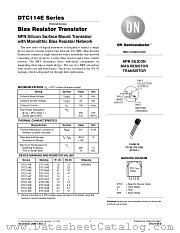 DTC114E-D datasheet pdf ON Semiconductor
