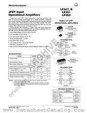 LF347-D datasheet pdf ON Semiconductor