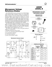 LM285-D datasheet pdf ON Semiconductor