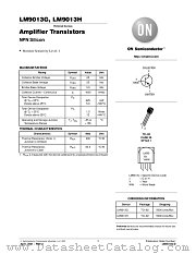 LM9013G-D datasheet pdf ON Semiconductor