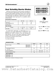 MBD110DWT1-D datasheet pdf ON Semiconductor