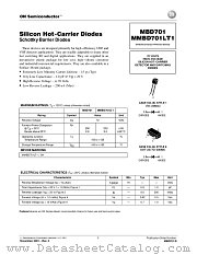 MBD701-D datasheet pdf ON Semiconductor