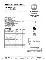 MBR1535CT-D datasheet pdf ON Semiconductor