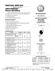 MBR1635-D datasheet pdf ON Semiconductor