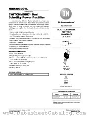 MBR2030CTL-D datasheet pdf ON Semiconductor