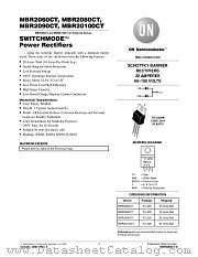MBR2060CT-D datasheet pdf ON Semiconductor