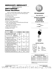 MBR2535CT-D datasheet pdf ON Semiconductor