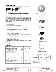 MBRB1045-D datasheet pdf ON Semiconductor