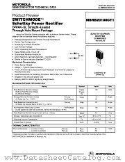MBRB20100CT1-D datasheet pdf ON Semiconductor