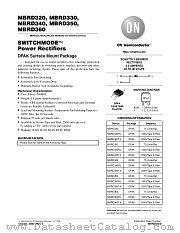MBRD320-D datasheet pdf ON Semiconductor