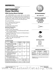 MBRD835L-D datasheet pdf ON Semiconductor