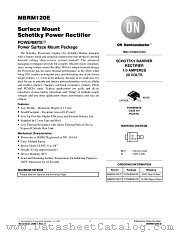 MBRM120E-D datasheet pdf ON Semiconductor