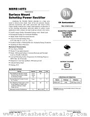 MBRS140T3-D datasheet pdf ON Semiconductor