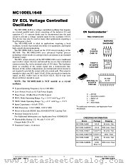MC100EL1648-D datasheet pdf ON Semiconductor