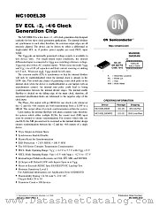 MC100EL38-D datasheet pdf ON Semiconductor
