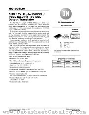 MC100EL91-D datasheet pdf ON Semiconductor