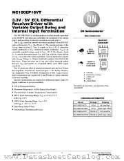 MC100EP16VT-D datasheet pdf ON Semiconductor