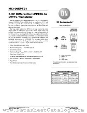 MC100EPT21-D datasheet pdf ON Semiconductor