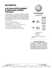 MC100EPT22-D datasheet pdf ON Semiconductor