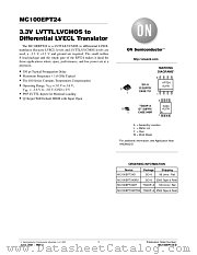 MC100EPT24-D datasheet pdf ON Semiconductor