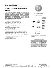 MC100LVEL12-D datasheet pdf ON Semiconductor