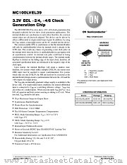 MC100LVEL39-D datasheet pdf ON Semiconductor