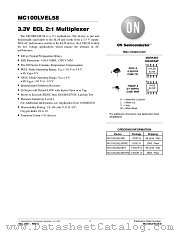 MC100LVEL58-D datasheet pdf ON Semiconductor