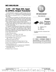 MC100LVEL90-D datasheet pdf ON Semiconductor