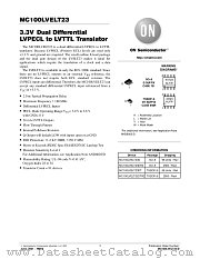 MC100LVELT23-D datasheet pdf ON Semiconductor