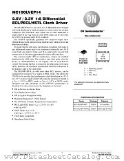 MC100LVEP14-D datasheet pdf ON Semiconductor